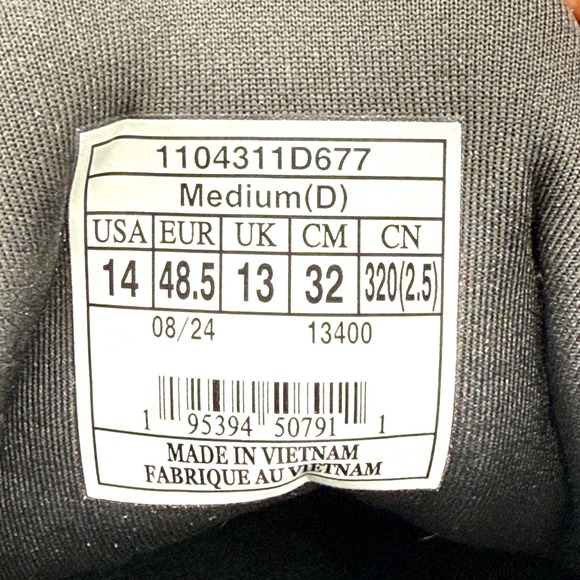 Brooks Ghost 2 Max Running Shoes Maroon‎ Red Men's Size 14 Medium Width Sneakers - Picture 6 of 7